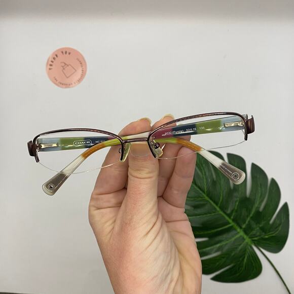 Coach Prescription Eyeglasses NO LENSES Glasses Style Accessory HC5004 (Bettie) - Picture 1 of 12